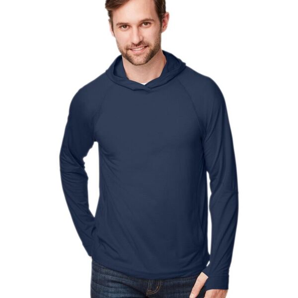 North End Unisex JAQ Stretch Performance Hooded Long Sleeve T-Shirt NE105 Unisex JAQ Stretch Performance Hooded Long Sleeve T-Shirt Thumbnail