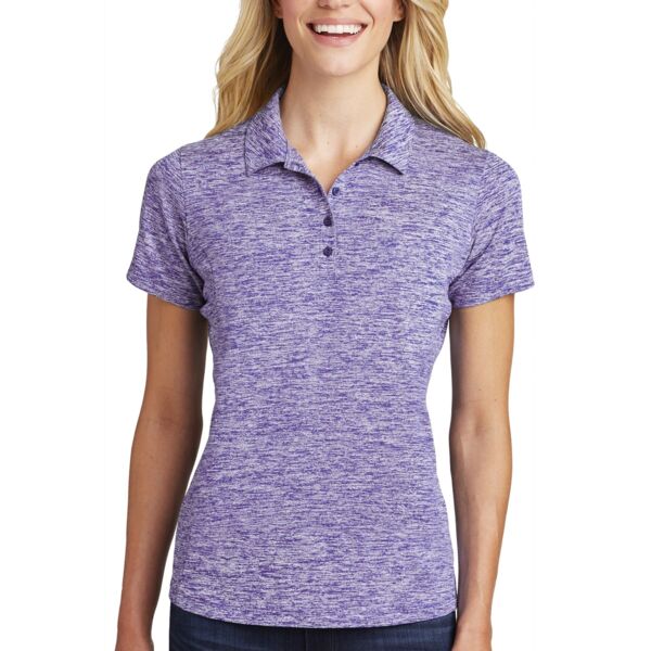 Sport Tek Ladies PosiCharge ® Electric Heather Polo LST590 Ladies PosiCharge ® Electric Heather Polo Thumbnail